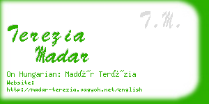 terezia madar business card